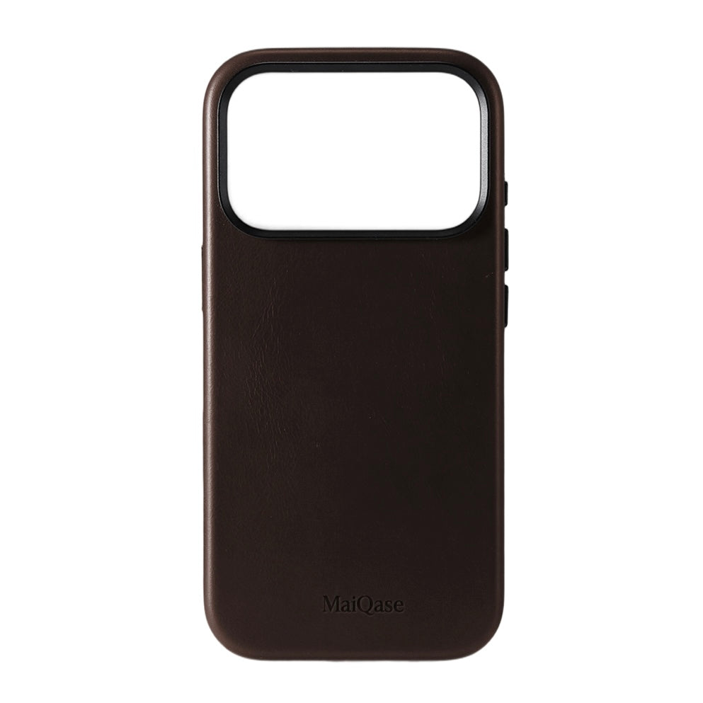 MaiQase Genuine Oil-Wax Leather Case for iPhone